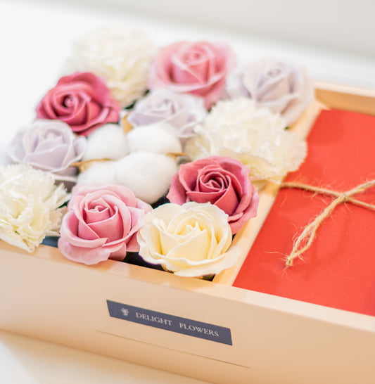 Pink Flowers Box